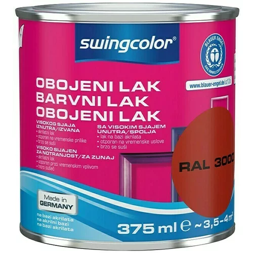 SWINGCOLOR Barvni lak 2v1 Swingcolor (rdeča, sijaj, 375 ml)