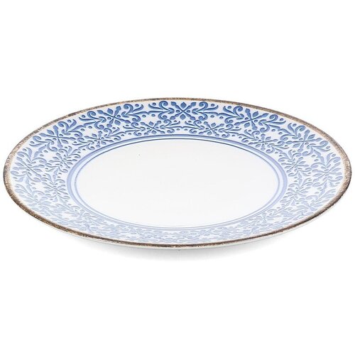 BonBistro Bijeli/plavi porculanski tanjur &amp;oslash; 27 cm Azul &amp;ndash; Slike