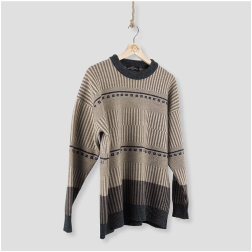 Armazém Das Malhas Puloverji ARMAZÉM DAS MALHAS Jacquard Knit - Grey Bež Cene