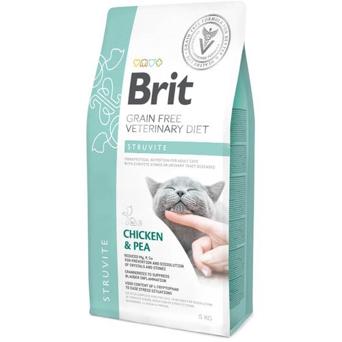 Brit veterinary diet Brit GF Veterinarska dieta za mačke - Struvite 5 kg Cene
