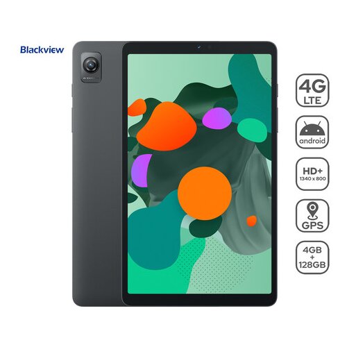 Blackview TAB 60 tablični računalnik, 3v1, 8.68", 4G-LTE, 4GB+128GB, IPS HD+, Android 13, WIFI, Bluetooth, GPS, priložen ovitek, siv (Iron Gray) Cene