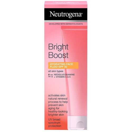 Neutrogena negovalni fluid za obraz - Bright Boost Hydrating Face Fluid Cene