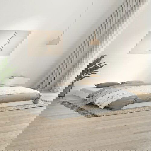 The Living Store Posteljni okvir bel 140x200 cm trdna borovina - Posteljni Okvir, (21503722) Slike