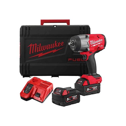 Milwaukee udarni odvijač visokog momenta sa prstenom za trenje M18 FHIW2F12-502X 1/2" + 2x baterija 5Ah i 1x punjač 4933492783 Cene