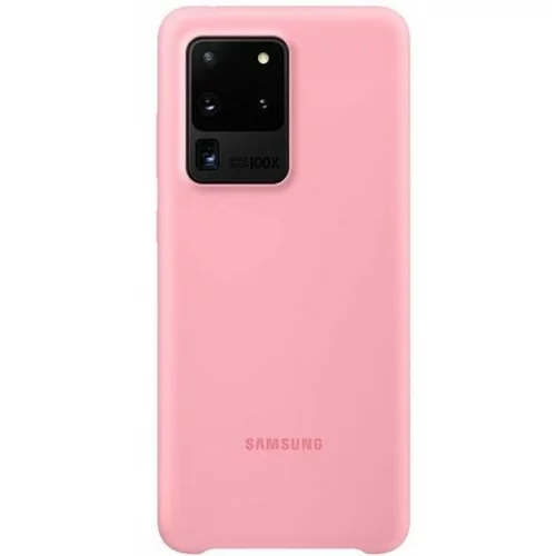 Samsung original silikonski ovitek ef-pg988tpe za galaxy s20 ultra g988 - pink