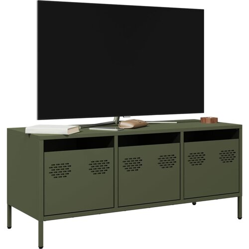 vidaXL TV ormarić maslinastozeleni 101,5 x 39 x 43,5 cm čelični Cijene