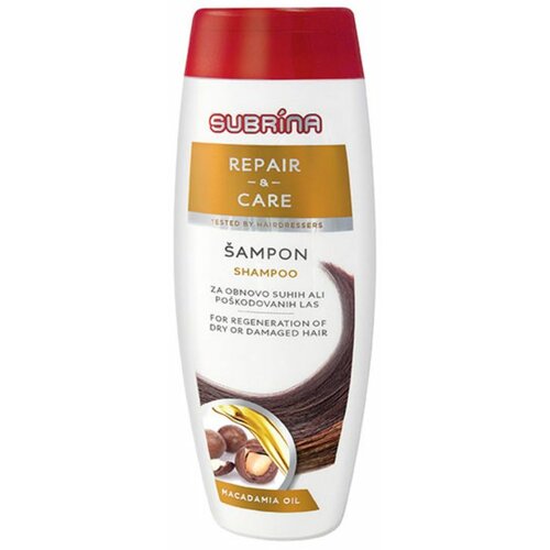 Subrina šampon za suvu i oštećenu kosu repair&care/ 300 ml Slike