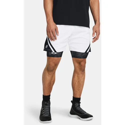 Under Armour Curry Mesh Short 4 Kratke hlače Bela