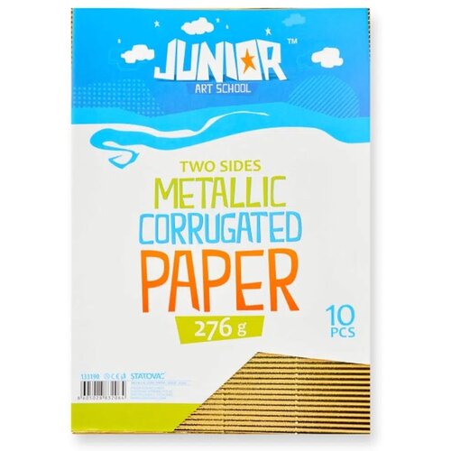 Junior jolly Waves, karton rebrasti, A4, 10K, odaberite nijansu Metalik zlatna Cene