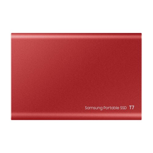 Samsung Portable T7 1TB crveni eksterni SSD MU-PC1T0R Slike