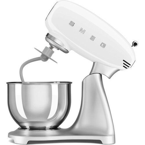 Smeg SMF04WHEU Kuhinjski aparat bel 50&amp;#039;s stil, 4,8 litrska posoda za me&amp;scaron;anje in dodatki Slike