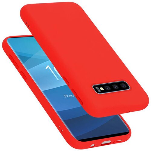 Cadorabo Ohi&amp;scaron;je, združljiv s Samsungom v tekoči rdeči barvi - za&amp;scaron;čitni pokrov iz fleksibilnega silikona TPU, (20591482) Slike