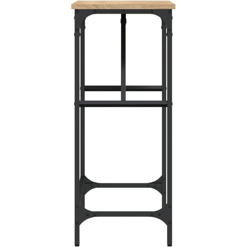  Konzolni stol boja hrasta 75 x 32 x 75 cm konstruirano drvo Slike