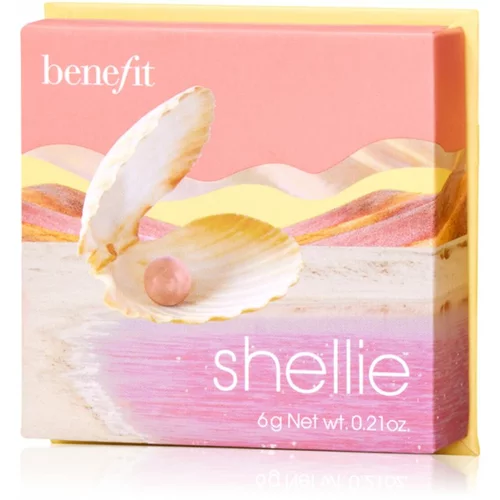 Benefit Shellie WANDERful World pudrasto rdečilo odtenek Warm-seashell pink 6 g