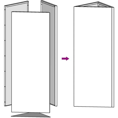 VidaXL Vrtne sadilice 2kom trokutasta 30x26x75cm od nehrđajućeg čelika Slike