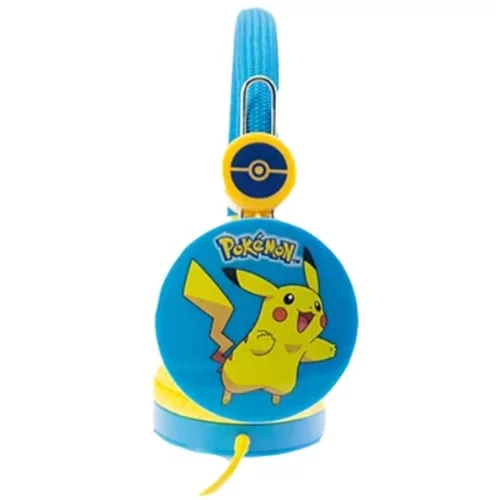 Otouch OTL Technologies Pikachu Blue Kids slušalke z omejeno glasnostjo za otroke od 3 do 7 let, (20870535)