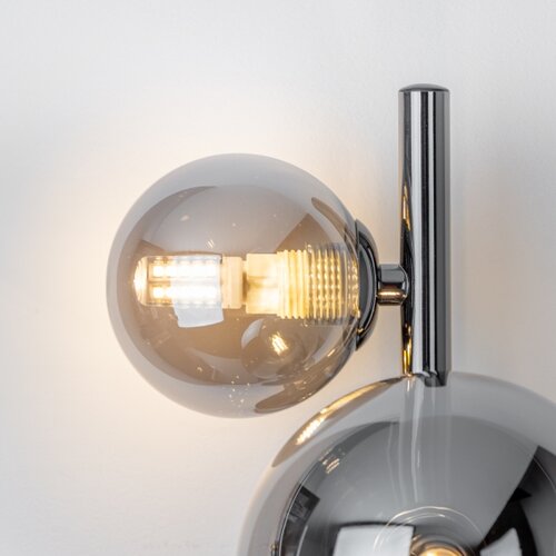  Brilagi - LED zidno svetlo MILLA 3xG9/3W/230V crni hrom/dimljeno staklo Slike