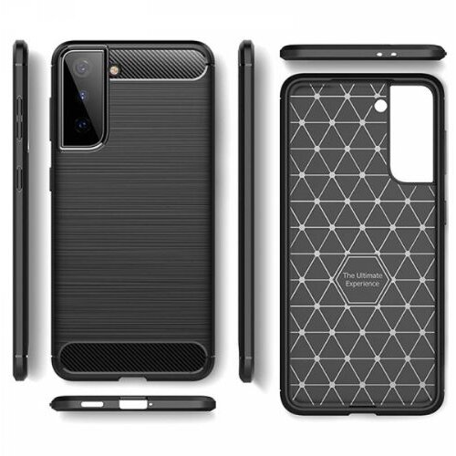 Nillkin silikonski ovitek za samsung galaxy S21 G991 - mat carbon črn Slike