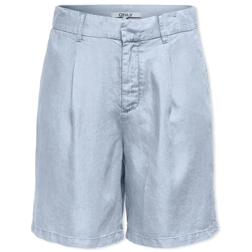 Only Charis Life Shorts - Light Blue Denim Plava