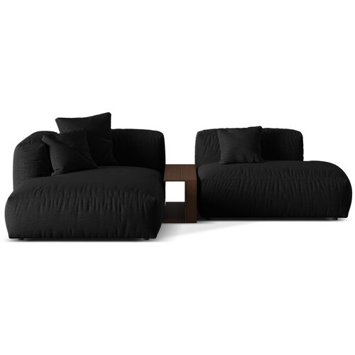 Micadoni Crna kutna garnitura (s lijevim kutom) Martina &amp;ndash; Home Slike