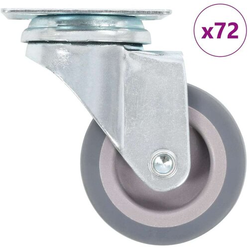 vidaXL Okretni kotačići 72 kom 50 mm Cijene