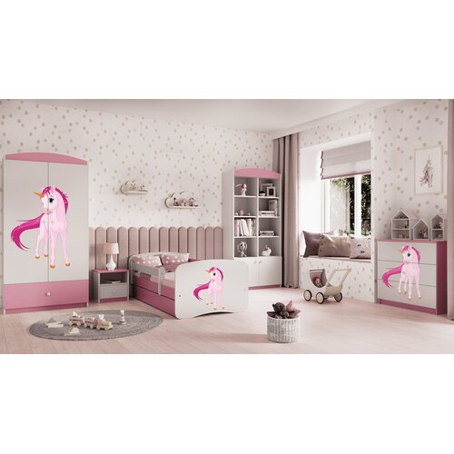 HAPPYKIDS Garderobna omara Dreamy samorog Roza Cene