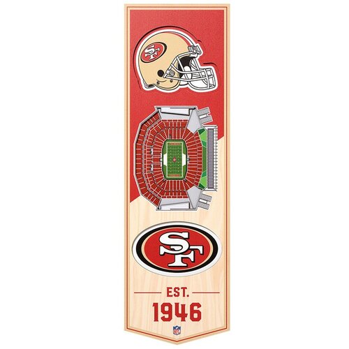 Drugo San Francisco 49ers 3D Stadium Banner slika Slike