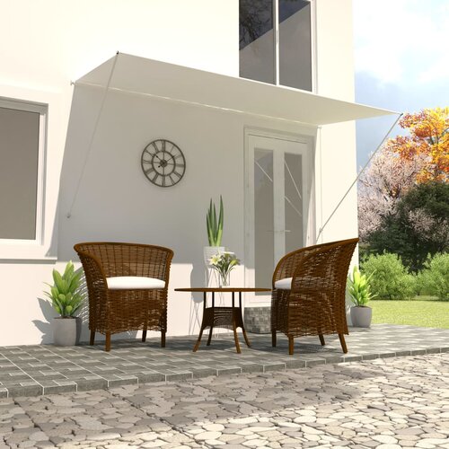 vidaXL Zložljiva tenda 300x150 cm krem Cene