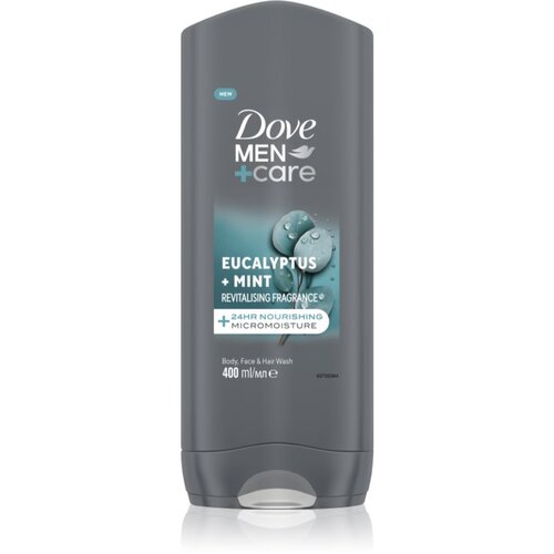 Dove Men+Care Advanced gel za prhanje za obraz, telo in lase za moške Eucalyptus & Mint 400 ml Cene