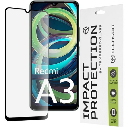 Techsuit 111D Full Cover / Full Glue Glass za Xiaomi Redmi A3 – crno Cene