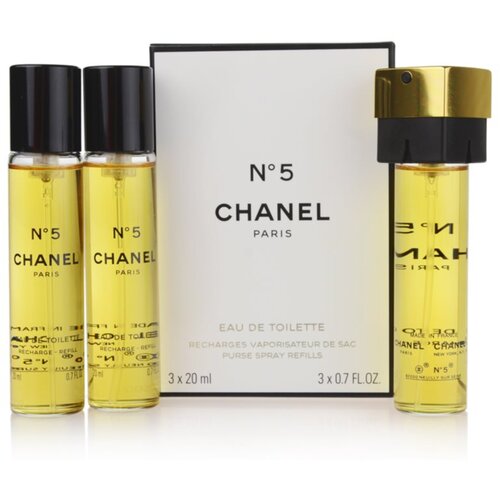 Chanel No.5 toaletna voda polnilo 3x20 ml za ženske Cene