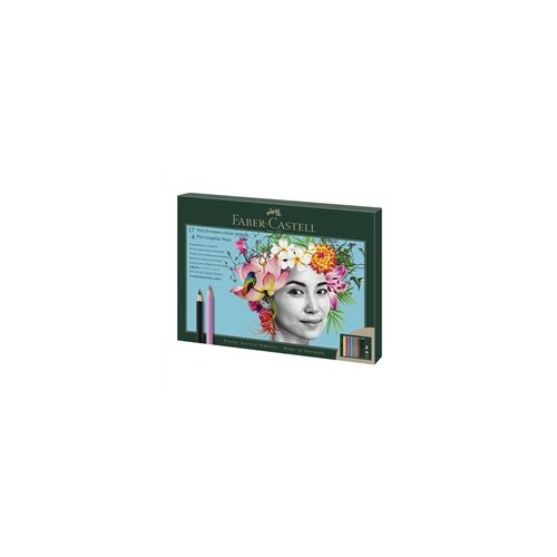 Faber-Castell Bojice Polychromos & Pitt, 21 komada + gumica i olovke Cijene