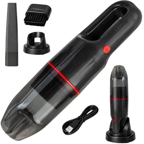 Verk 27711 akumulatorski ročni sesalnik 4&ndash;6 kPa, 350 ml, 2 hitrosti, USB-C &ndash; črn Cene