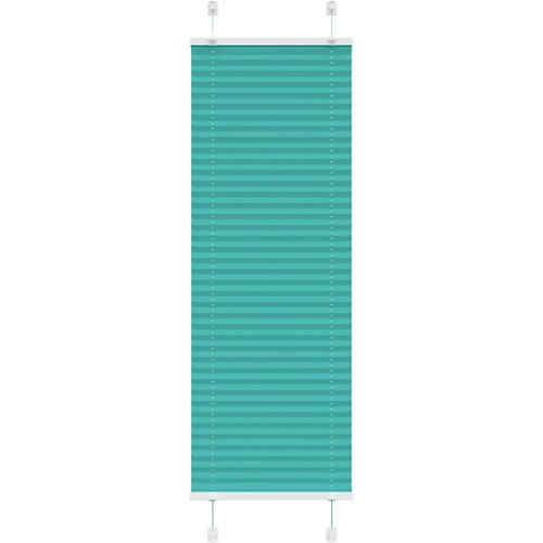 vidaXL Plisirana zavjesa petrolej zelena 40x100 cm &Scaron;irina tkanine 39 4 cm Poliester - Benzinski zeleno 40 x 100 cm Cijene