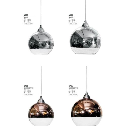 Viseča svetilka &amp;mdash; GLASS CHROME Slike