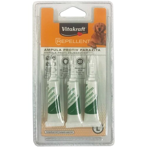 Vitakraft Ampule protiv parazita za pse, 3 komada, 5 ml Cene