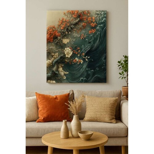WALLXPERT Dekorativna slika na platnu, 50x70cm, &Scaron;areno Cijene
