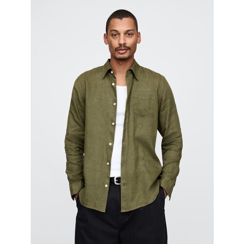GAP Linen Shirt Classic Shirt - Men's Cijene