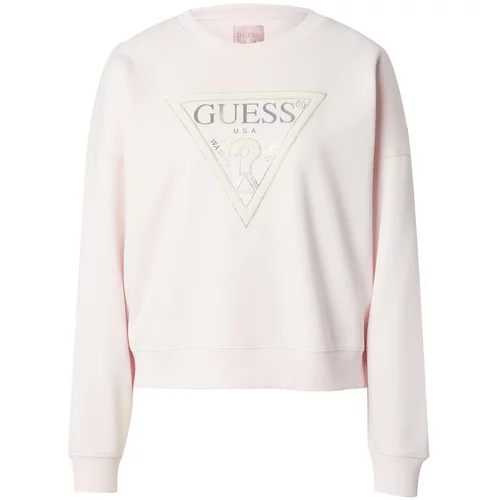 Guess Sweater majica zlatna / pastelno roza