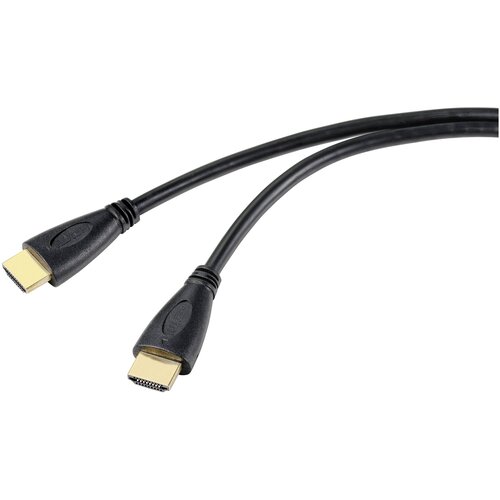 SpeaKa Professional HDMI priključni kabel HDMI-A vtič\, HDMI-A vtič 0.50 m črna SP-10133276 #####4K UHD\, avdio povratni kanal HDMI kabel, (20417174) Cene