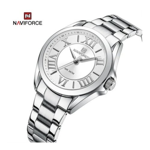 Naviforce 5037 silver sat Cene
