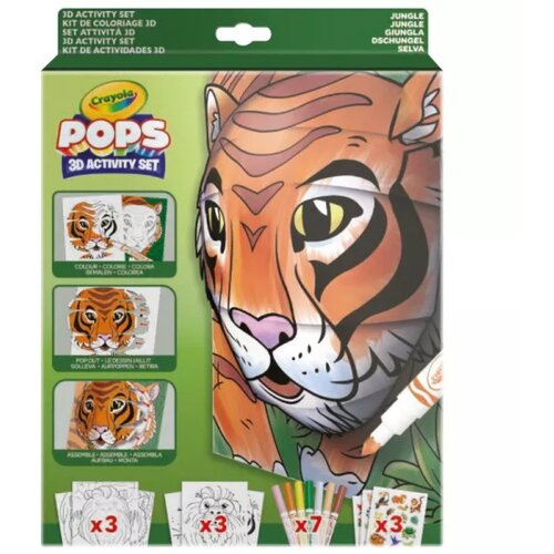Crayola pops 3D pobarvanke - džungla Cene