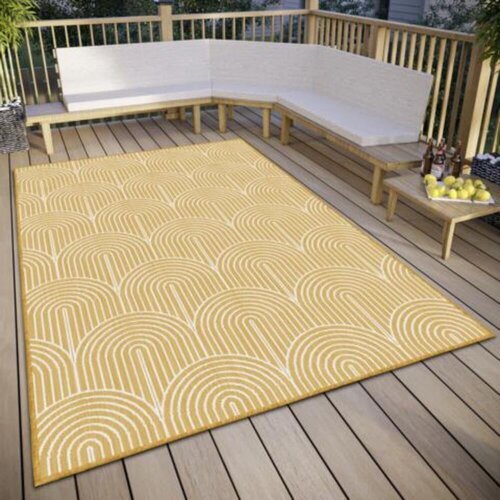 Hanse Home Oker rumena zunanja preproga 160x230 cm Pangli Ochre &amp;ndash; Slike