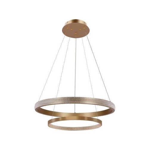  Hashim Visilica 60+40cm Zlatna 22W+34W LED Prozirni Kristali ( 15021 ) Cene