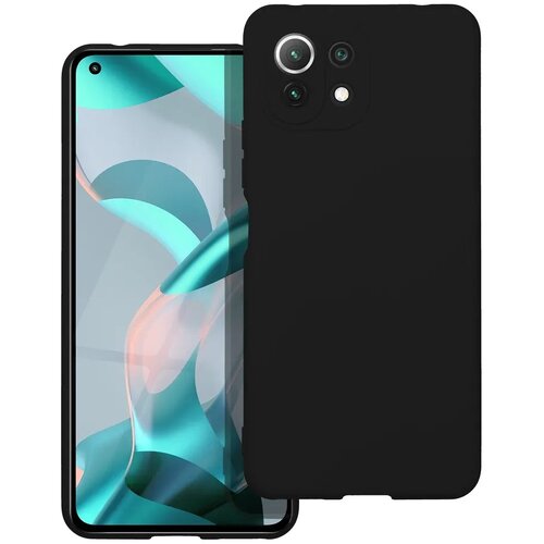  Maska SILIKONSKA za XIAOMI Mi 11 Lite 5G / Mi 11 Lite LTE ( 4G ) crna Cene