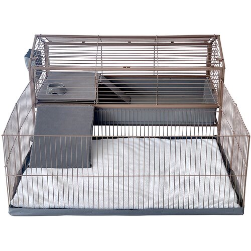 TIAKI kavez za male životinje Chalet 120 - D 148 x Š 123 x V 64 cm Cijene