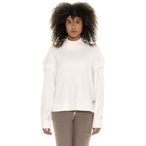 Leone 1947 Puloverji Woman Crewneck Warm Touch Bela Cene