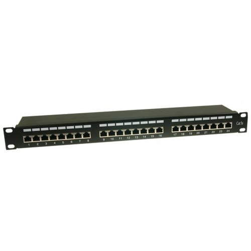 Oem patchcord kabel panel, 24 porta stp 5e 1U Cene