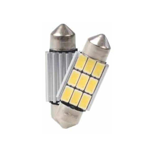 Mtech 2x avto led sijalka - žarnica c5w 36mm 3.2w 450lm 12v canbus osram toplo bela 3000k Cene