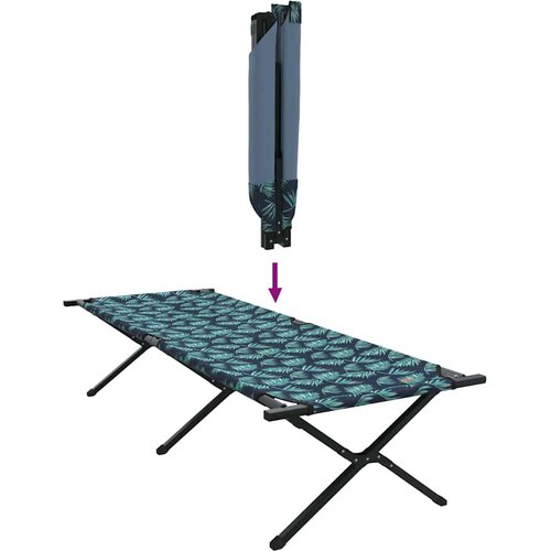  Sklopivi kamperski krevet &amp;Scaron;uma 210 x 80 x 46 cm Oxford tkanina Slike